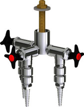 Chicago Faucets (LWV2-B44-30) Deck-mounted laboratory turret with water valve