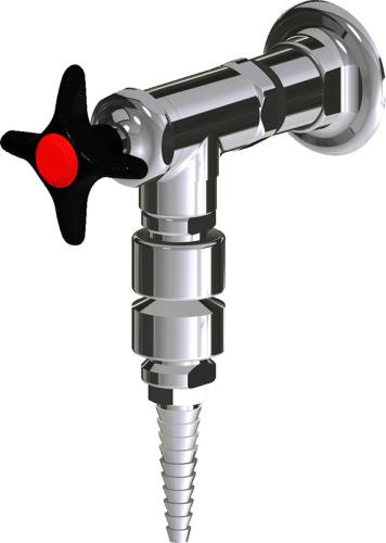  Chicago Faucets (LWV2-B44-50) Wall-mounted water valve with flange