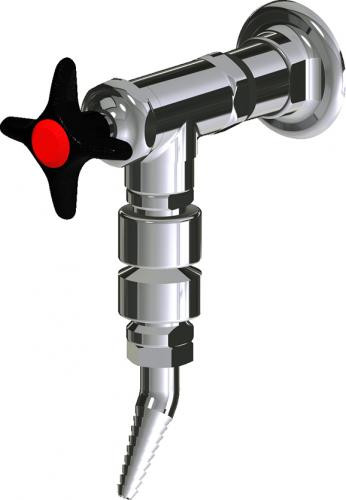  Chicago Faucets (LWV2-B54-50) Wall-mounted water valve with flange