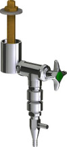 Chicago Faucets (LWV2-B61-10) Deck-mounted laboratory turret with water valve