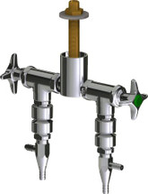 Chicago Faucets (LWV2-B61-25) Deck-mounted laboratory turret with water valve