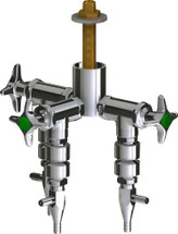 Chicago Faucets (LWV2-B61-30) Deck-mounted laboratory turret with water valve