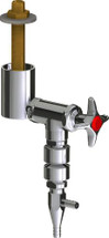 Chicago Faucets (LWV2-B62-10) Deck-mounted laboratory turret with water valve