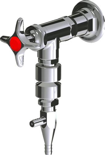  Chicago Faucets (LWV2-B62-50) Wall-mounted water valve with flange