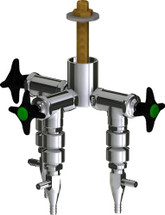 Chicago Faucets (LWV2-B63-30) Deck-mounted laboratory turret with water valve