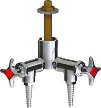 Chicago Faucets (LWV2-C12-20) Deck-mounted laboratory turret with water valve