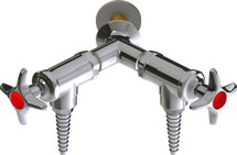 Chicago Faucets (LWV2-C12-65) Wall-mounted water valve with flange