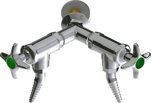  Chicago Faucets (LWV2-C21-65) Wall-mounted water valve with flange