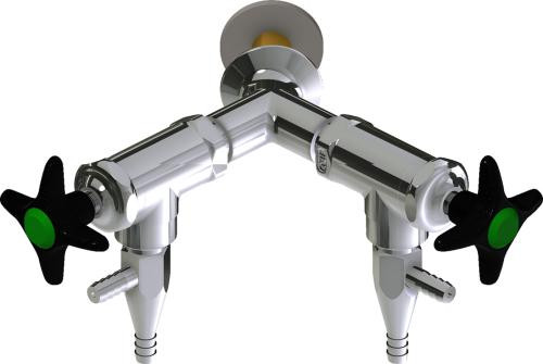  Chicago Faucets (LWV2-C33-65) Wall-mounted water valve with flange
