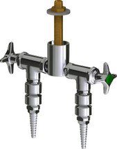 Chicago Faucets (LWV2-C41-25) Deck-mounted laboratory turret with water valve