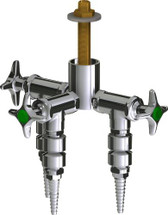 Chicago Faucets (LWV2-C41-30) Deck-mounted laboratory turret with water valve