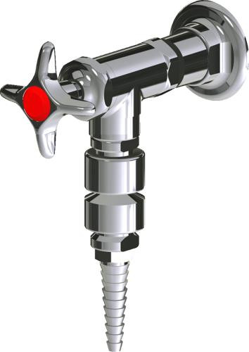  Chicago Faucets (LWV2-C42-50) Wall-mounted water valve with flange