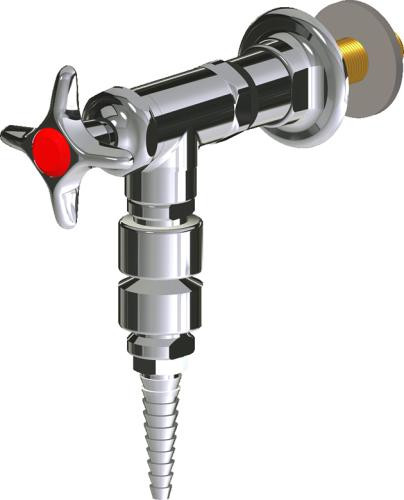  Chicago Faucets (LWV2-C42-55) Wall-mounted water valve with flange