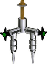 Chicago Faucets (LWV2-C43-20) Deck-mounted laboratory turret with water valve