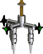 Chicago Faucets (LWV2-C43-30) Deck-mounted laboratory turret with water valve