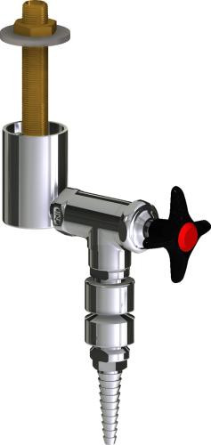  Chicago Faucets (LWV2-C44-10) Deck-mounted laboratory turret with water valve