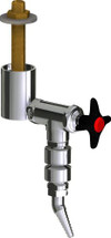 Chicago Faucets (LWV2-C54-10) Deck-mounted laboratory turret with water valve