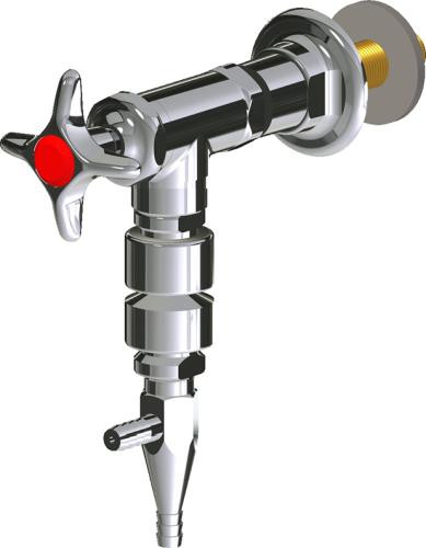  Chicago Faucets (LWV2-C62-55) Wall-mounted water valve with flange