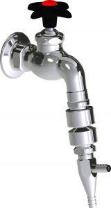  Chicago Faucets (LWV3-A64) Wall-mounted hose bibb water faucet with flange