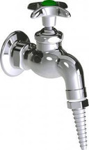 Chicago Faucets (LWV3-B11) Wall-mounted hose bibb water faucet with flange