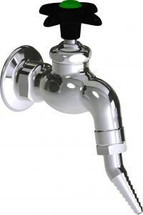 Chicago Faucets (LWV3-B23) Wall-mounted hose bibb water faucet with flange
