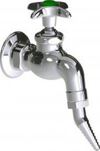 Chicago Faucets (LWV3-C21) Wall-mounted hose bibb water faucet with flange