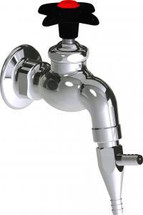 Chicago Faucets (LWV3-C34) Wall-mounted hose bibb water faucet with flange