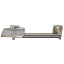 Brey Krause (S-4912-SS) Soap Dish and Bar, Satin Stainless Finish