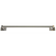 Brey Krause (S-4543-18-BS) Square Towel Bar - 18", Bright Stainless Finish