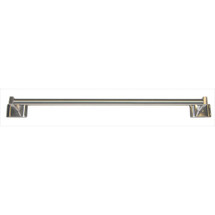 Brey Krause (S-4543-24-BS) Square Towel Bar - 24", Bright Stainless Finish