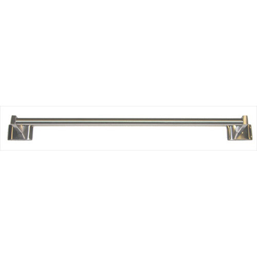  Brey Krause (S-4543-24-BS) Square Towel Bar - 24", Bright Stainless Finish