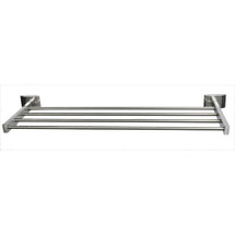 Brey Krause (S-4572-18-BS) Towel Supply Shelf - without bar - 18", Bright Stainless Finish