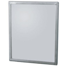 Brey Krause (T-8014-SS) Security Mirror - Seamless Frame with Concealed Mount, 12" X 14"