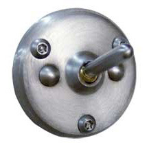  Brey Krause (S-4040-SS) Anti-Ligature Security Hook - Exposed Mounting, Satin Stainless Finish
