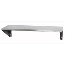 Brey Krause (K-4031-16-SS) Exposed Mount Mirror Shelf - 16" Wide X 5" Depth, Stainless Steel Finish