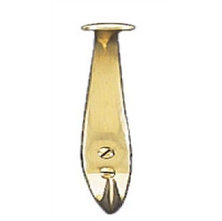  Brey Krause (B-5055-BB) Hat and Coat Hook - Bright Brass Finish