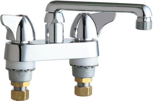  Chicago Faucets (1891-E2CP) Hot and Cold Water Sink Faucet
