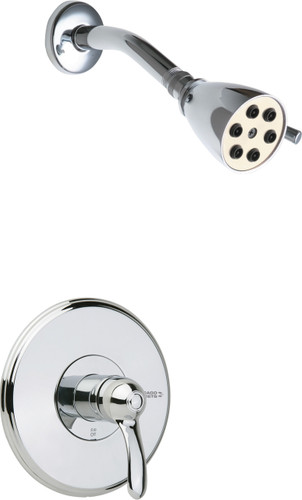  Chicago Faucets (1907-TK600CP) Tub and Shower Trim Kit with Shower Head