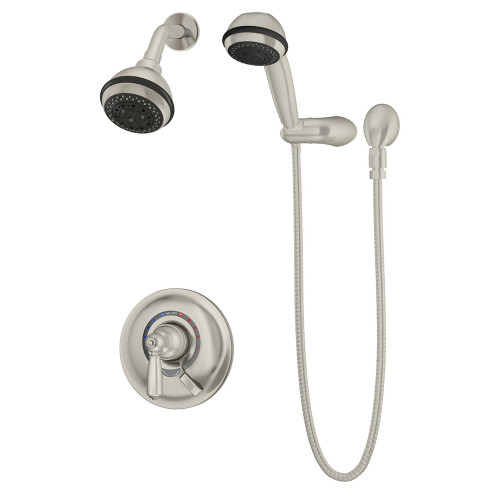  Symmons (S4708STNTRMTC) Allura Shower/ Hand Shower Trim w/ Secondary Integral Diverter & Flow Control Spindle and Cap Nut , Satin Nickel Finish