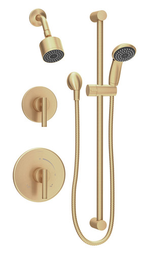  Symmons (3505H321CYLBBBZTRMTC) Dia shower/hand shower system trim only, Brushed Bronze