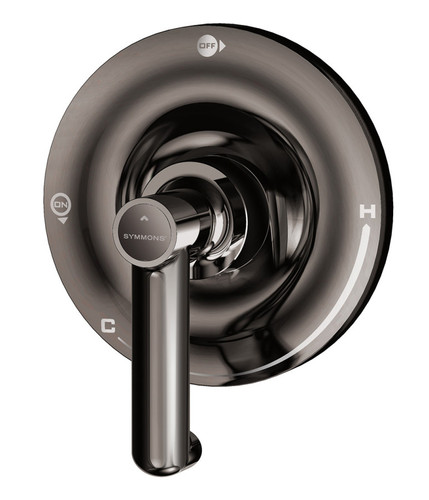  Symmons (5300-BLK-TRM) Museo shower valve trim only, Polished Graphite