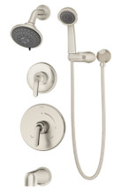 Symmons (5506STNTRMTC) Elm tub/shower/hand shower system trim only, satin nickel