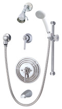 Symmons (C-96-600-B30-V-TRM) Temptrol tub/shower/hand shower system trim only, Chrome
