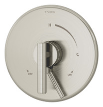Symmons (S-3500-CYL-B-STN-TRM) Dia shower valve trim only with secondary integral diverter/volume control, Satin Nickel