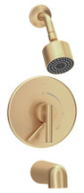 Symmons (S-3502-CYL-B-BBZ-TRM ) Dia tub/shower system trim only with secondary integral diverter, Brushed Bronze