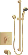 Symmons (S-3604-H321-V-BBZ-TRM) Duro tub/hand shower system trim only with secondary integral diverter, Brushed Bronze