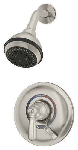  Symmons (S-4701-STN-TRM) Allura shower system trim only with secondary integral volume control, Satin Nickel