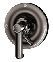 Symmons (S-5300-BLK-TRM) Museo shower valve trim only with secondary integral diverter/volume control, polished graphite