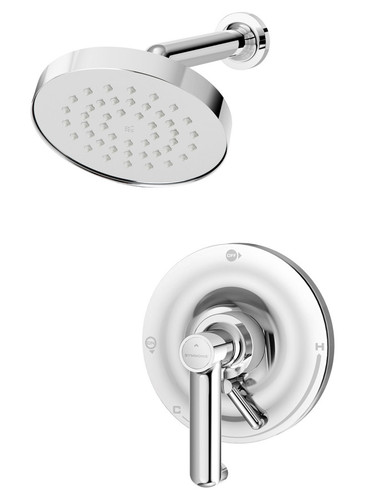  Symmons (S-5301-TRM) Museo shower system trim only with secondary integral volume control, chrome