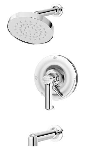  Symmons (S-5302-TRM) Museo tub/shower system trim only with secondary integral diverter, chrome